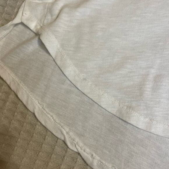 NWT Michael Stars White Relaxed Fit Scoop Neck Tank Top Minimalist Boho One Size - Picture 6 of 11